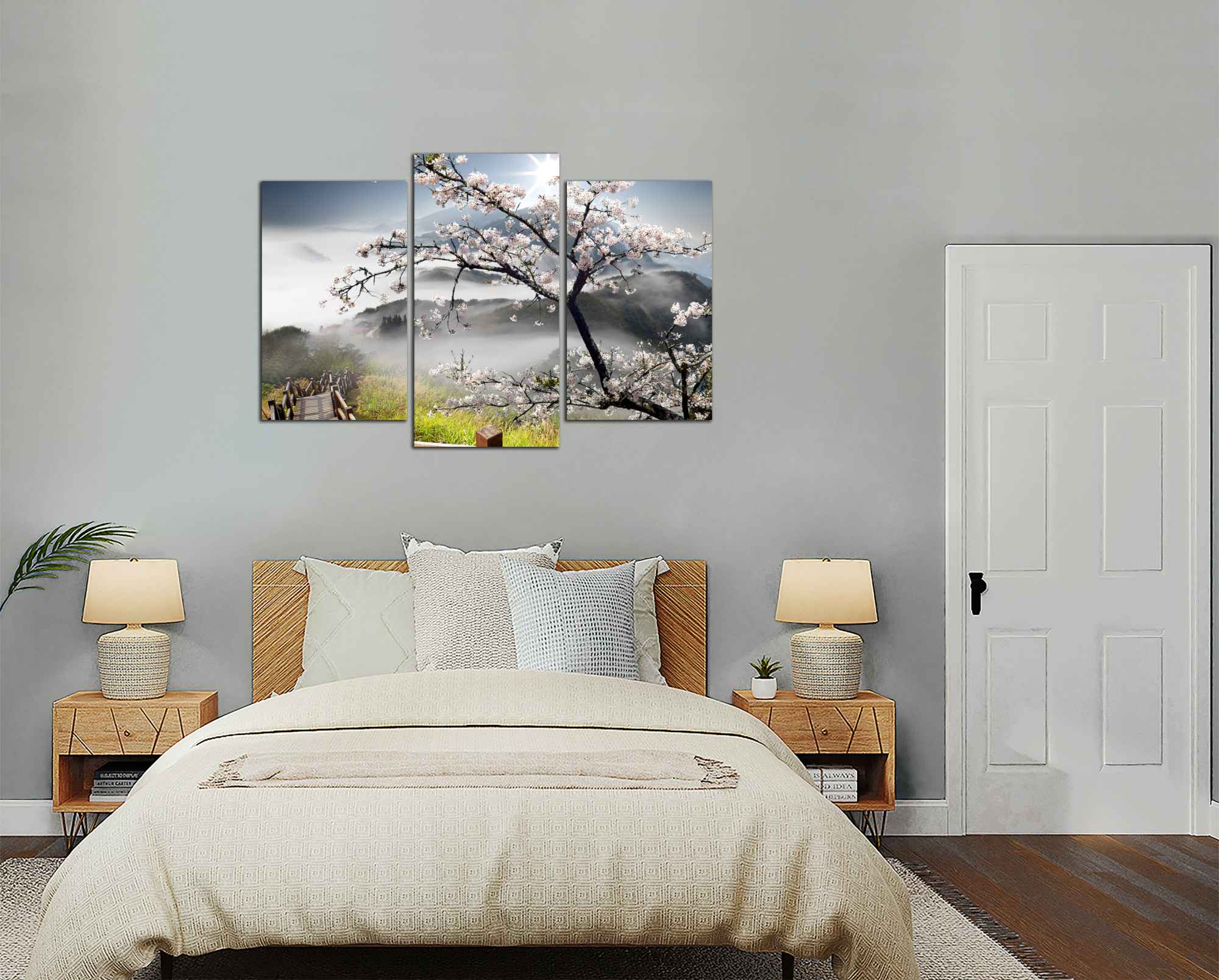 Obdĺžnikový obraz Moderný obraz strom a hory