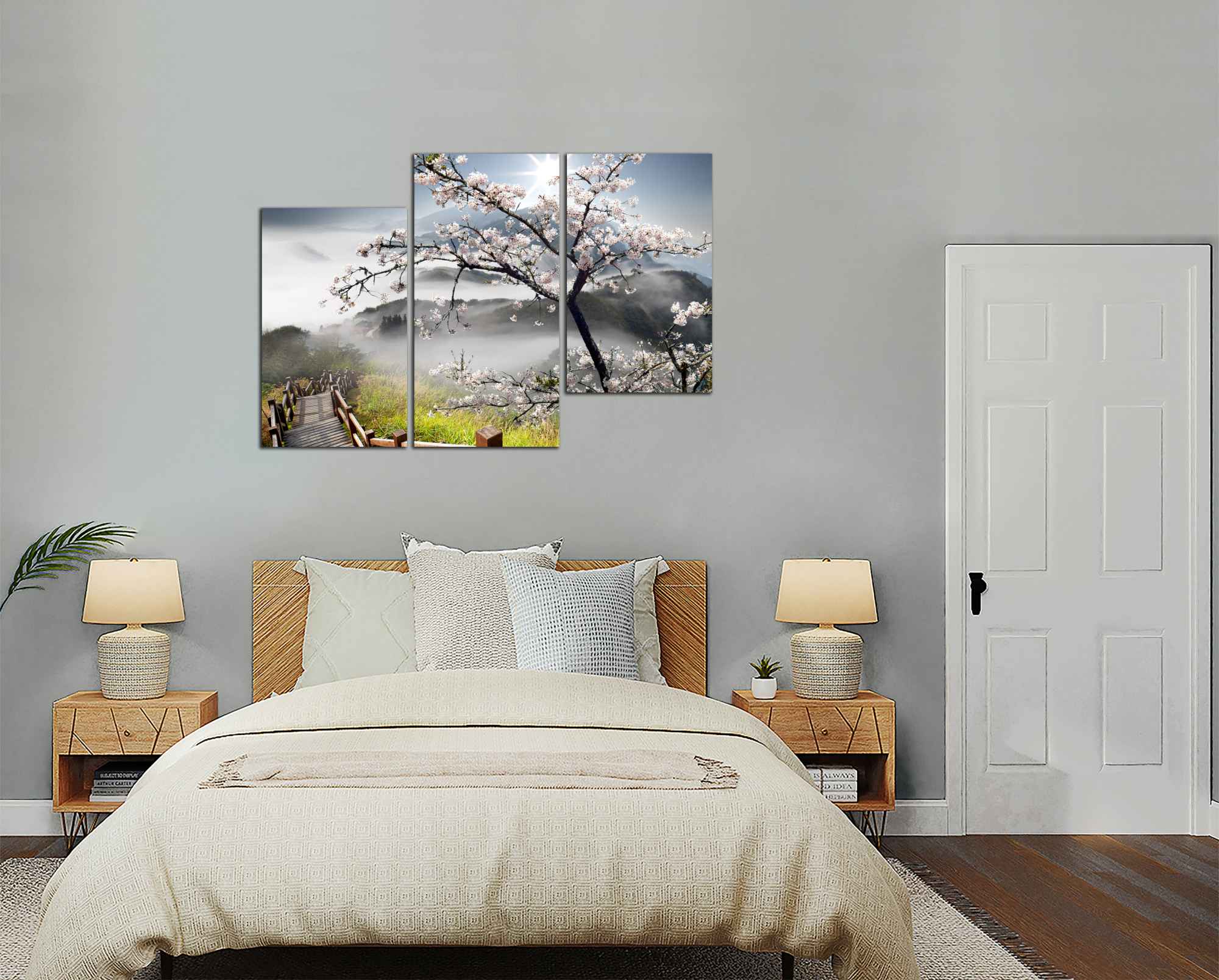 Obdĺžnikový obraz Moderný obraz strom a hory