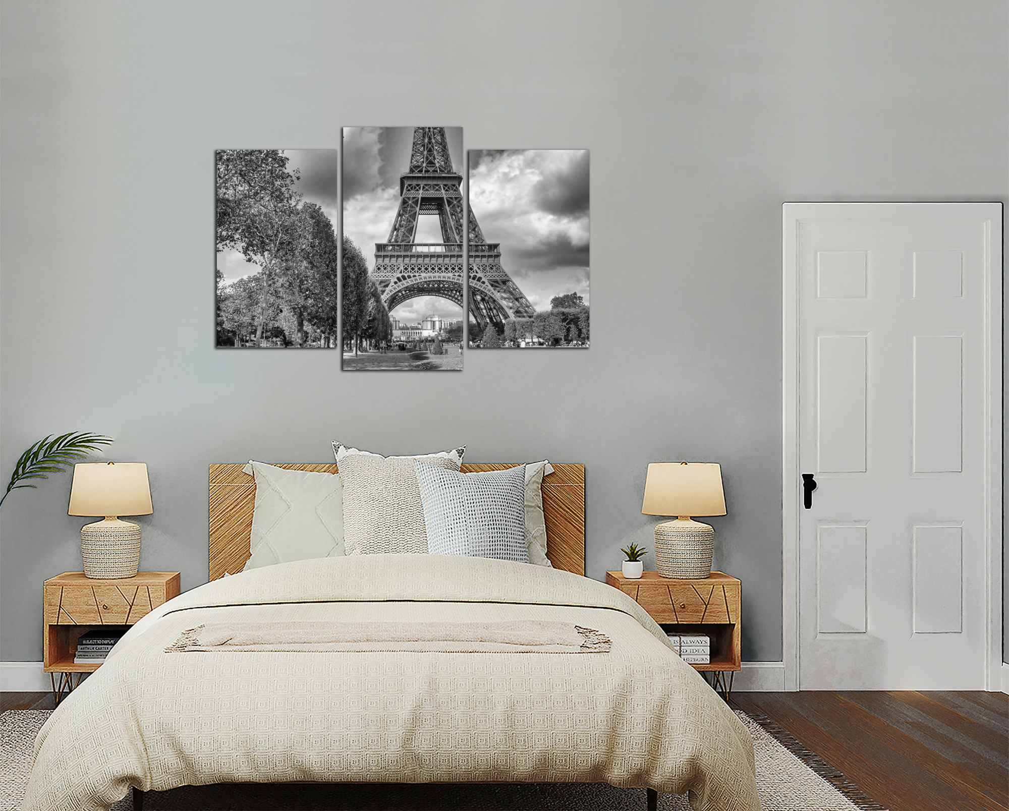 Obdĺžnikový obraz Eiffelovka a park