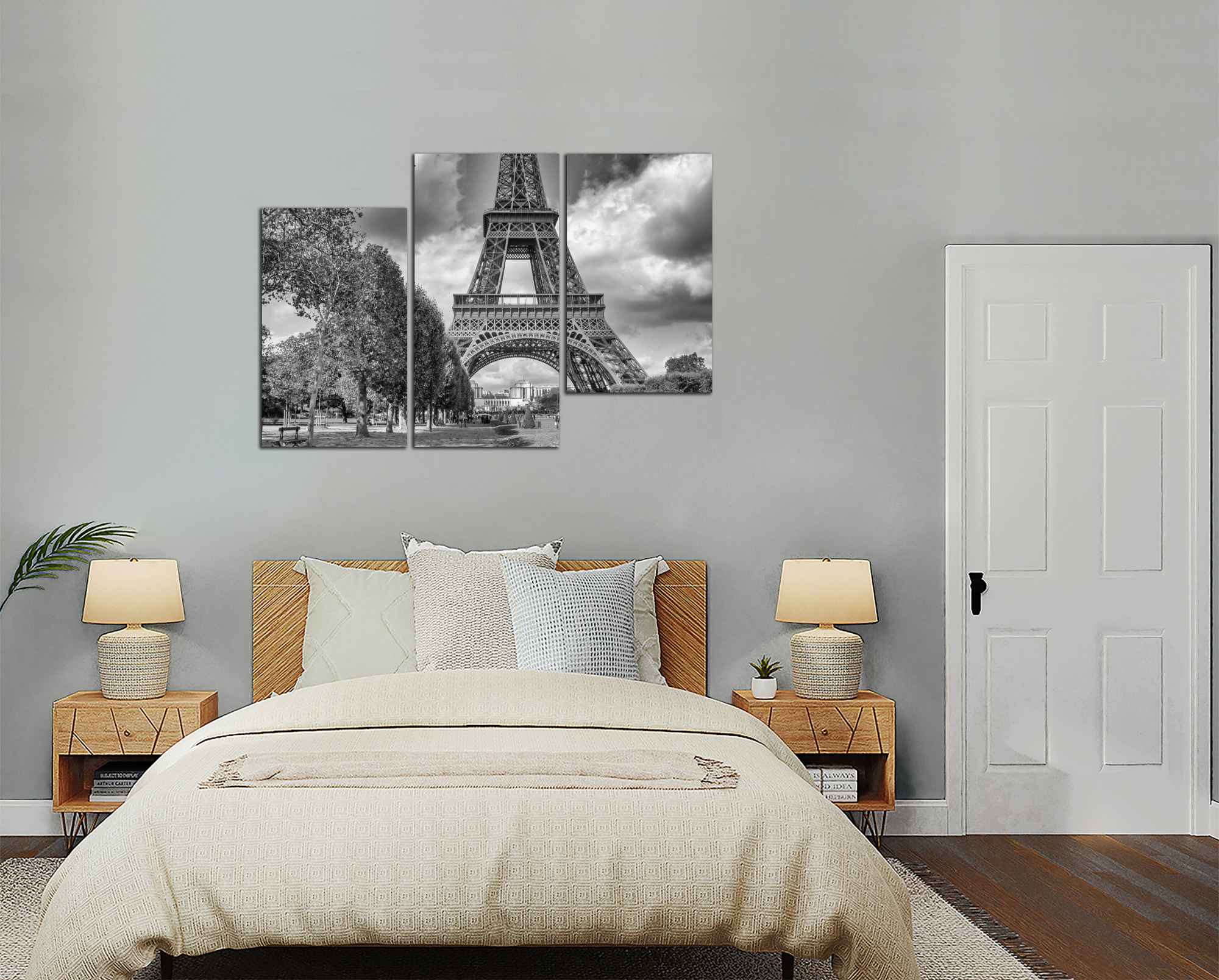 Obdĺžnikový obraz Eiffelovka a park