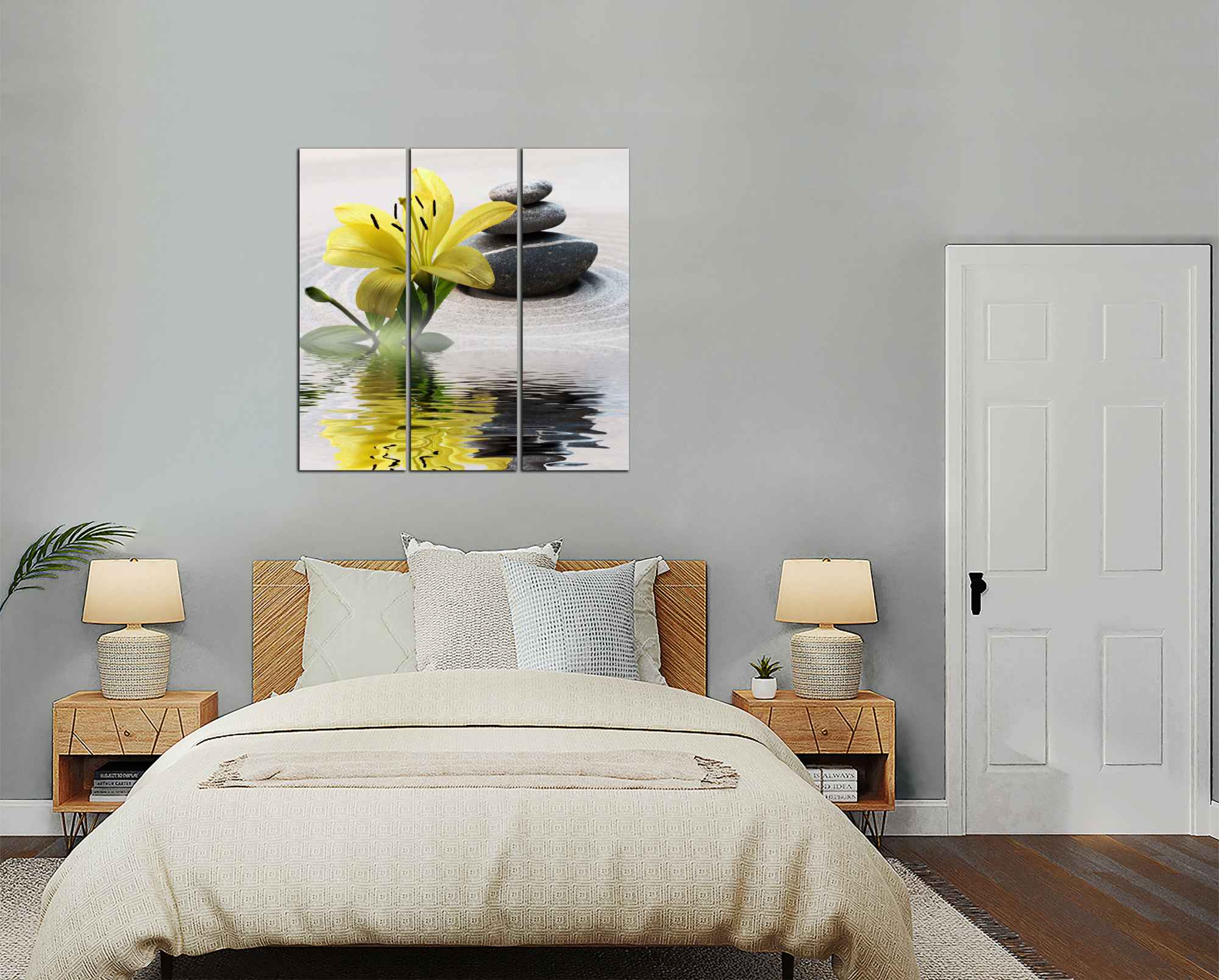 Štvorcový obraz Žltý kvet