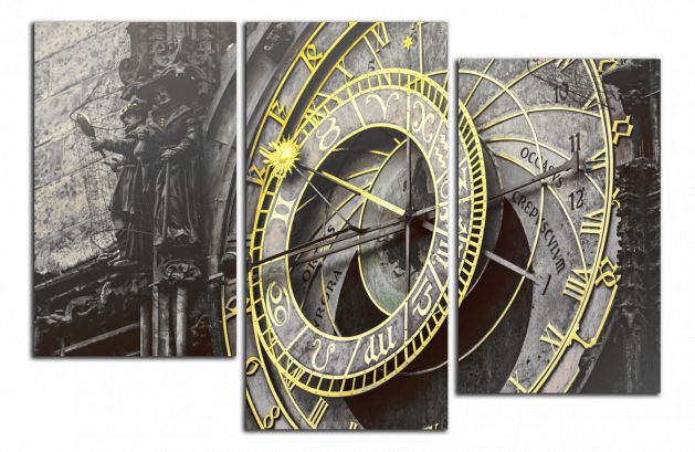Obdĺžnikový obraz Pražský orloj