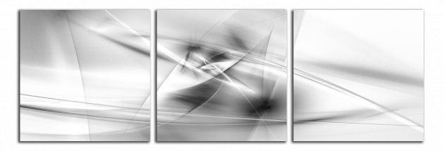 Panoramatický obraz Čiernobiely abstraktný obraz