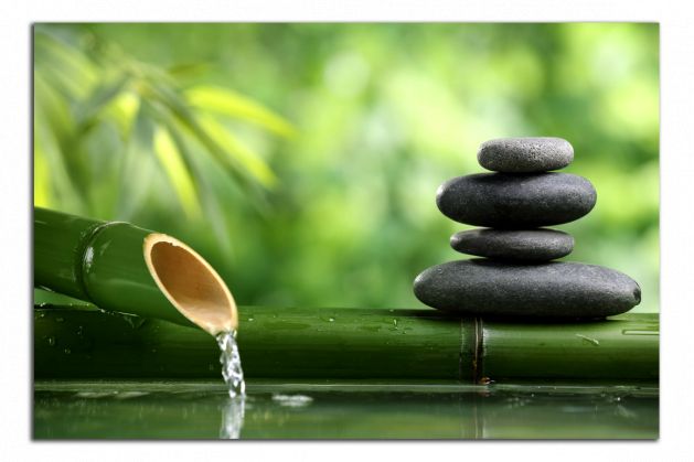 Obdĺžnikový obraz Zen kamene a voda